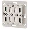 Eaton EP-500382 xComfort Pulsdrukker 4-voudig universeel 55 mm systeem met geïntegreerde temperatuur- en vochtigheidssensor