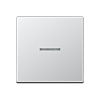 Jung HOME BT A 17101 AL Taster 1-voudig Aluminium