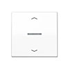 Jung HOME BT A 17101 P WW Taster 1-voudig met pijlsymbolen Alpine wit