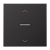 Jung HOME BT AL 17101 P D Taster 1-voudig met pijlsymbolen Dark