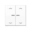 Jung HOME BT A 17102 P WW Taster 2-voudig met pijlsymbolen Alpine wit