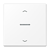 Jung HOME BT LS 17101 P WWM Taster 1-voudig met pijlsymbolen Sneeuwit mat 