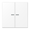 Jung HOME BT LS 17102 WWM Taster 2-voudig Sneeuwwit mat