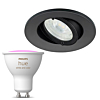Inbouwspot Lumiance IP44 Inclusief Hue White en Color (GU10) Zwart (badkamer)