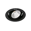 Philips 929004114731 Inbouwspot Pomeron 5W Zwart SceneSwitch Warm wit (3 stuks)