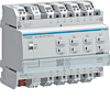 Hager TYAS608D Schakel-/jaloezie-actor 8/4-voudig KNX Secure 16A C-last