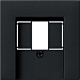 Gira 0376005 Afdekking voor USB-voeding PD System 55 Zwart mat