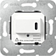 Gira 236200 Basiselement USB-voeding Power Delivery 1-voudig Wit