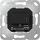 Gira 236300 Basiselement USB-voeding Power Delivery 1-voudig Zwart