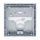 Busch Jaeger 41381S-H-03 Busch Welcome (BUS & IP) Opbouwbak 1 module maat 1/1 Wit
