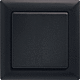 Eltako 30000594 Draadloze wandzender 55x55 mm Enkelvoudig Zwart