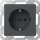 Gira 446628 Systeem 55 Wandcontactdoos met randaarde 16A 250V Antraciet 