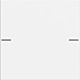 Gira 575127 Wippenset 1-voudig voor tastsensor 4 System 55 Zuiver wit mat