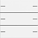 Gira 575327 Wippenset 3-voudig voor tastsensor 4 System 55 Zuiver wit mat