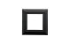 SG 903256 Soft Square Zwart 1X Montuur Roestvrij staal