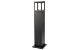 SG 630064 Fagernes Bollard Sokkellamp Zwart 270lm 9W Ra80 Faseafsnijding