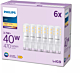 Philips 929003790896 LED Capsule ND 3,7-40W G9 Warm wit Multipack 6 stuks