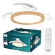 Philips Bliss LED-plafondlamp met ventilator Hout