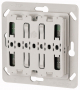 Eaton 126030 xComfort Pulsdrukker 2-voudig universeel 55 mm systeem zonder ledsignalering