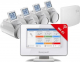 Honeywell ATP924G3010 Evohome Slimme thermostaat Wifi Inclusief 4 thermostaatknoppen Aan/uit