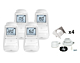 Honeywell HR934WE Home Radiatorthermostaatknop (set van 4 stuks)