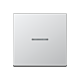 Jung HOME BT A 17101 AL Taster 1-voudig Aluminium