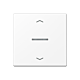 Jung HOME BT A 17101 P WWM Taster 1-voudig met pijlsymbolen Sneeuwwit mat