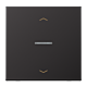 Jung HOME BT AL 17101 P D Taster 1-voudig met pijlsymbolen Dark
