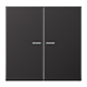 Jung HOME BT AL 17102 D Taster 2-voudig Dark