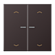 Jung HOME BT AL 17102 P D Taster 2-voudig met pijlsymbolen Dark