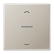 Jung HOME BT ES 17101 P Taster 1-voudig met pijlsymbolen Edelstaal