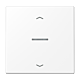 Jung HOME BT LS 17101 P WWM Taster 1-voudig met pijlsymbolen Sneeuwit mat 