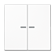 Jung HOME BT LS 17102 WW Taster 2-voudig Alpine wit