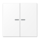 Jung HOME BT LS 17102 WWM Taster 2-voudig Sneeuwwit mat