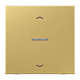 Jung HOME BT ME 17101 P C Taster 1-voudig met pijlsymbolen Messing klassiek