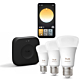 Philips Hue Starterkit: 3 E27 lampen White Ambiance + Bridge Pro