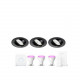 Philips Hue White Color ambiance GU10 Starter kit met Lumiance armatuur Zwart