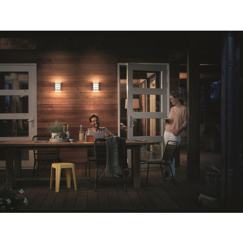 Philips MyGarden Freedom Wandlamp Zwart met bewegingssensor