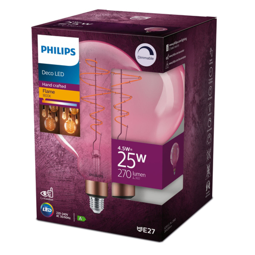 Philips vintage led flame 8w hotsell