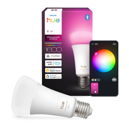 Philips Hue White and Color Ambiance A60 - E27 slimme lamp - 1600