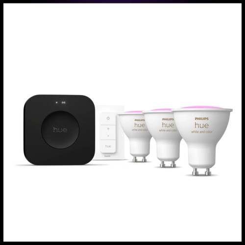 Philips Hue White and Color Startpakket E27 3-pack Bridge | | Smart lampen