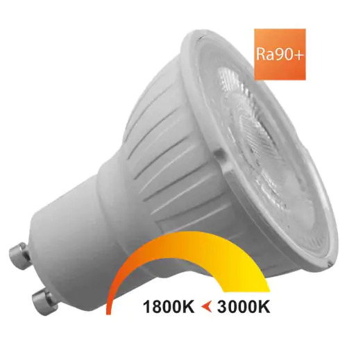 Megaman MM11177 Reflector PAR16 5 50W GU10 Dim to warm 36 Ra90 DeDomoticaStore