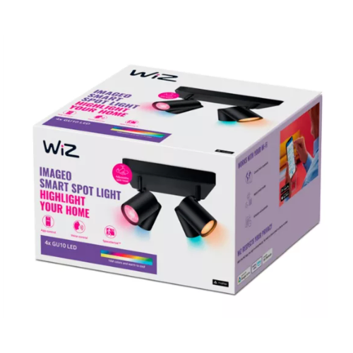 WiZ opbouwspot Imageo wit 3xGU10 5W