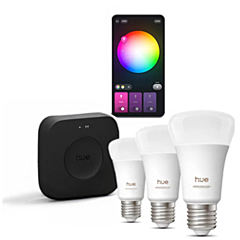 PHILIPS HUE Starterkit | wit en gekleurd licht - E27