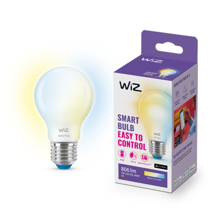 Wiz 929003008922 Warm tot koelwit licht A60 E27 7W