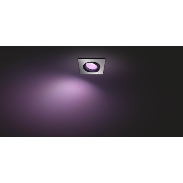 Philips 5055148P7 Hue Centura inbouwspot Hue White and Color Ambiance Aluminium (Verpakking 2022)