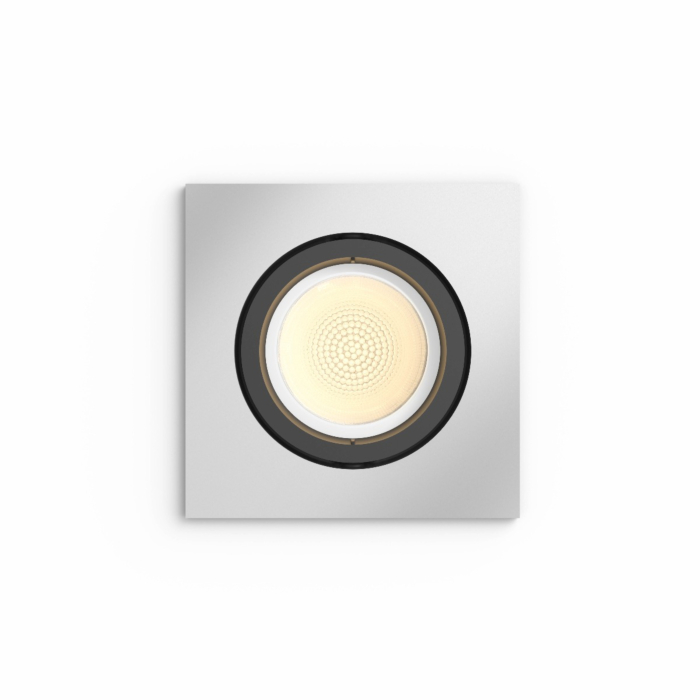 Philips 5055148P7 Hue Centura inbouwspot Hue White and Color Ambiance Aluminium (Verpakking 2022)