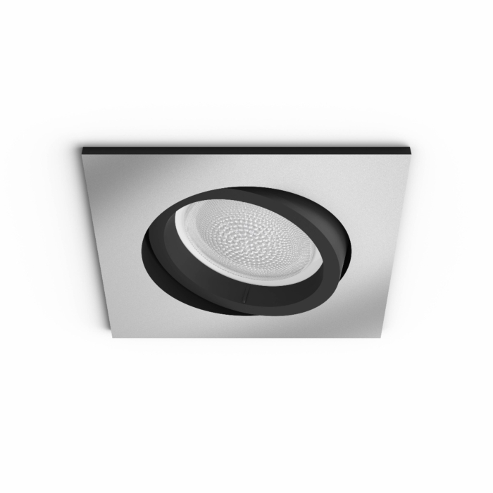 Philips 5055148P7 Hue Centura inbouwspot Hue White and Color Ambiance Aluminium (Verpakking 2022)