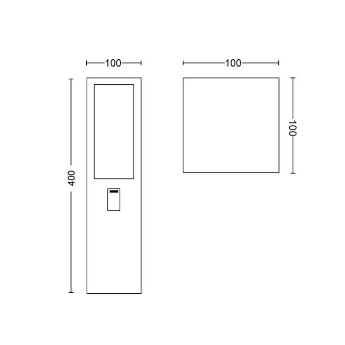 Philips 1743130P7 Hue Outdoor Impress Sokkel