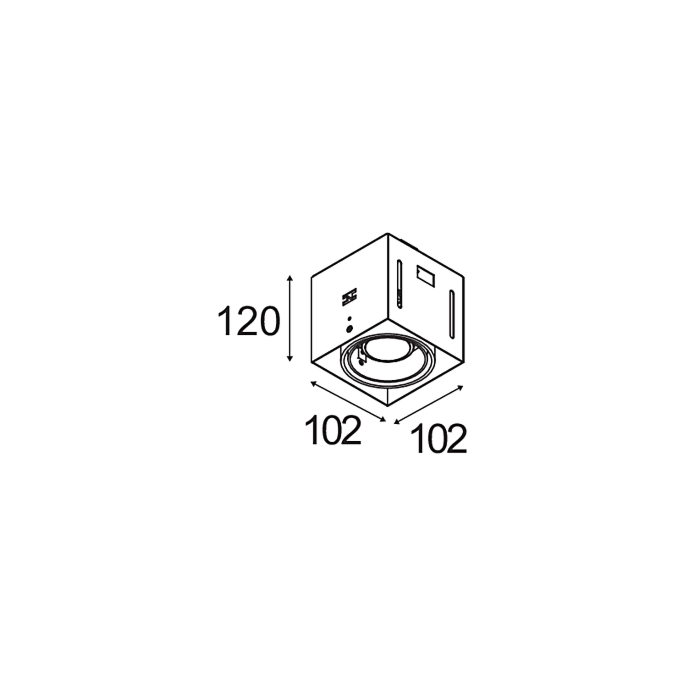 Modular Mini-Multiple Recessed Trimless Adjustable Zwart 1x GU10 Hue White Ambiance